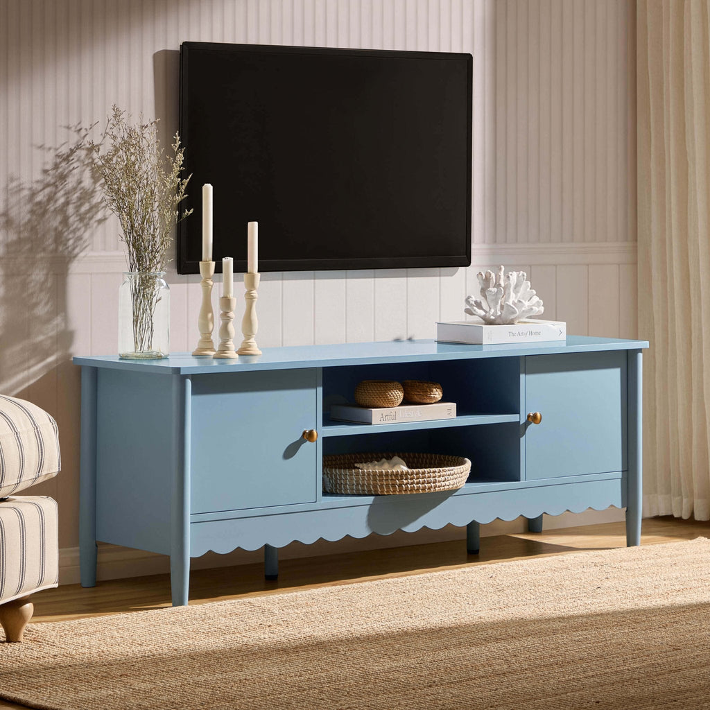Dusklia - Betty Tv Unit for TVs up to 60  - Sky Blue