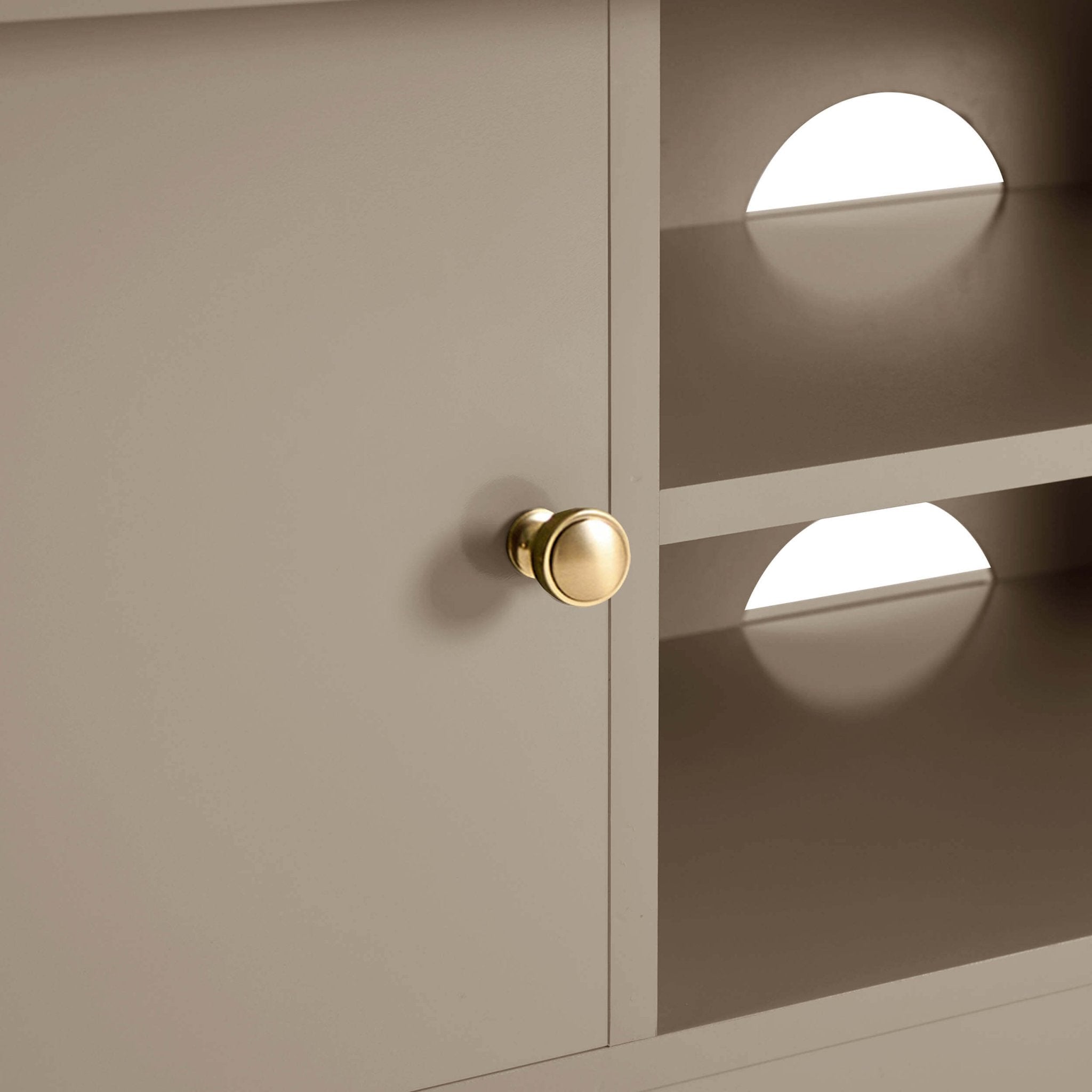 Dusklia - Betty Tv Unit for TVs up to 60 - Taupe