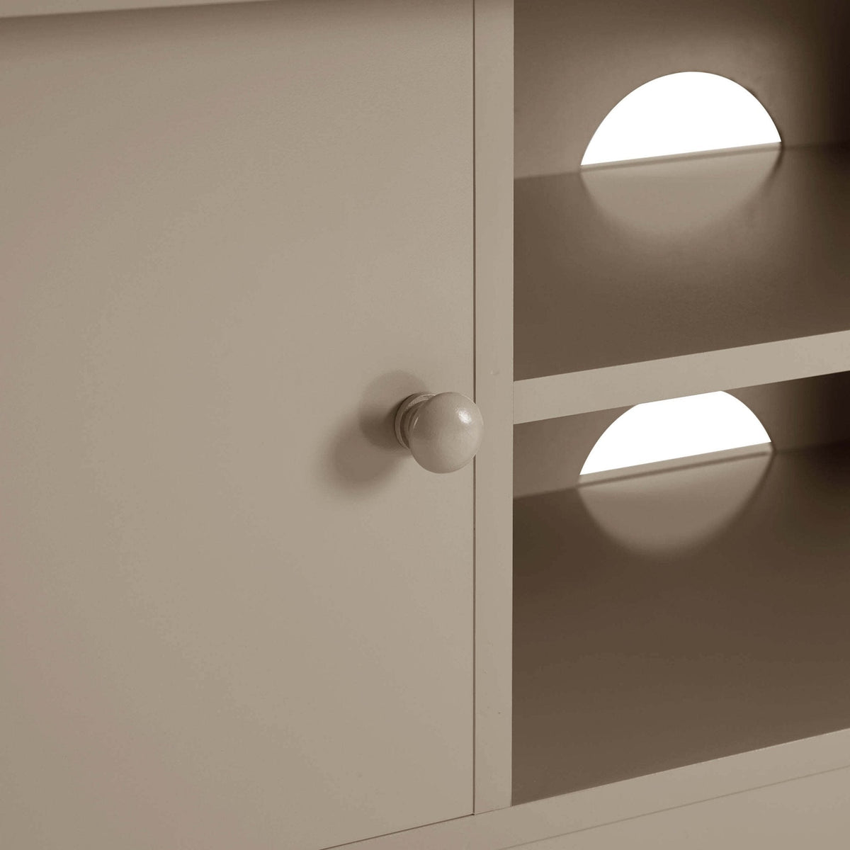 Dusklia - Betty Tv Unit for TVs up to 60 - Taupe