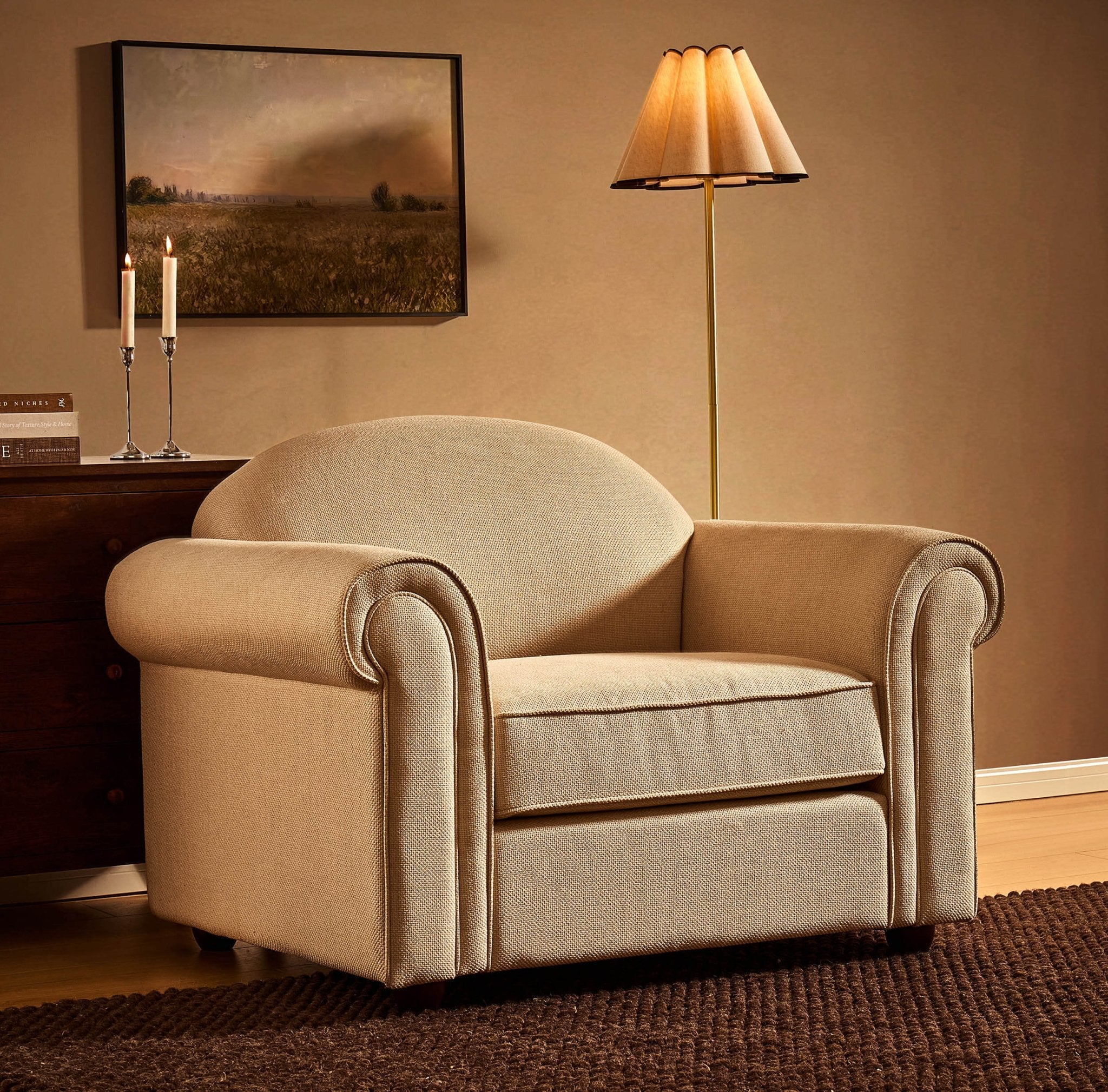 Canapé deux places Beverley - Beige