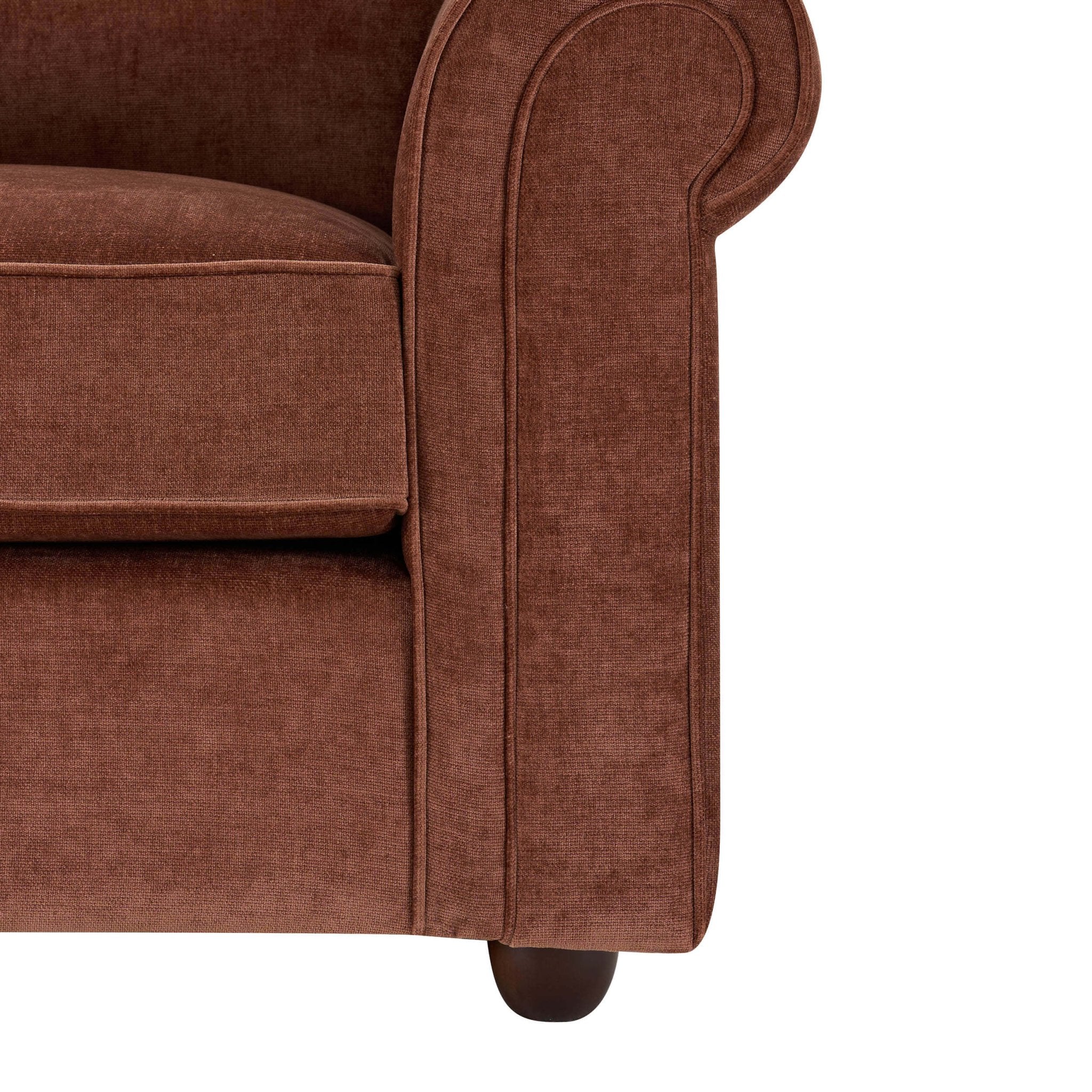 Causeuse Beverley - Chenille Rouille foncé
