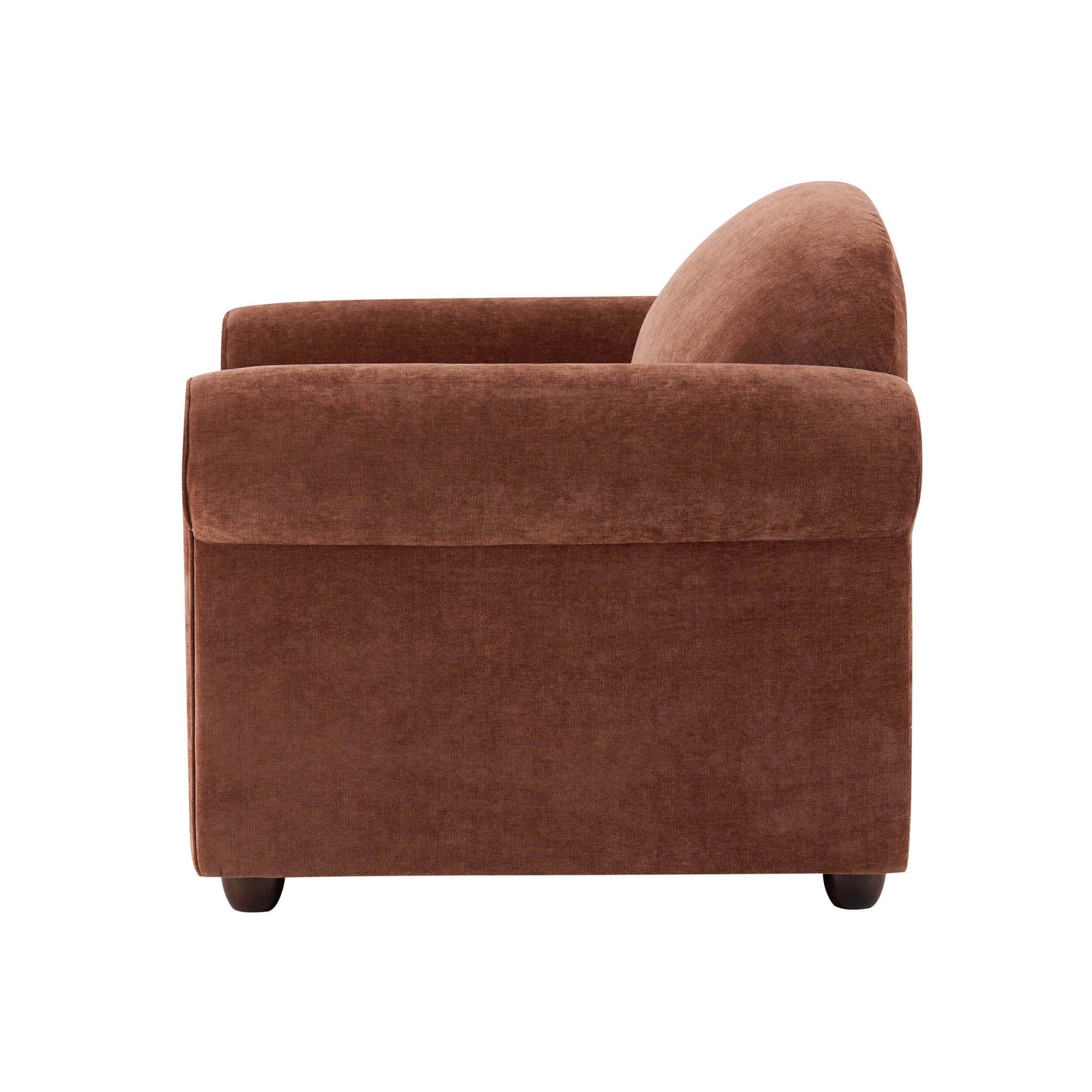 Causeuse Beverley - Chenille Rouille foncé