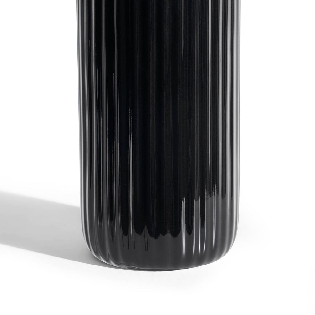 Dusklia - Blake Ribbed Glaze Tumbler - Black