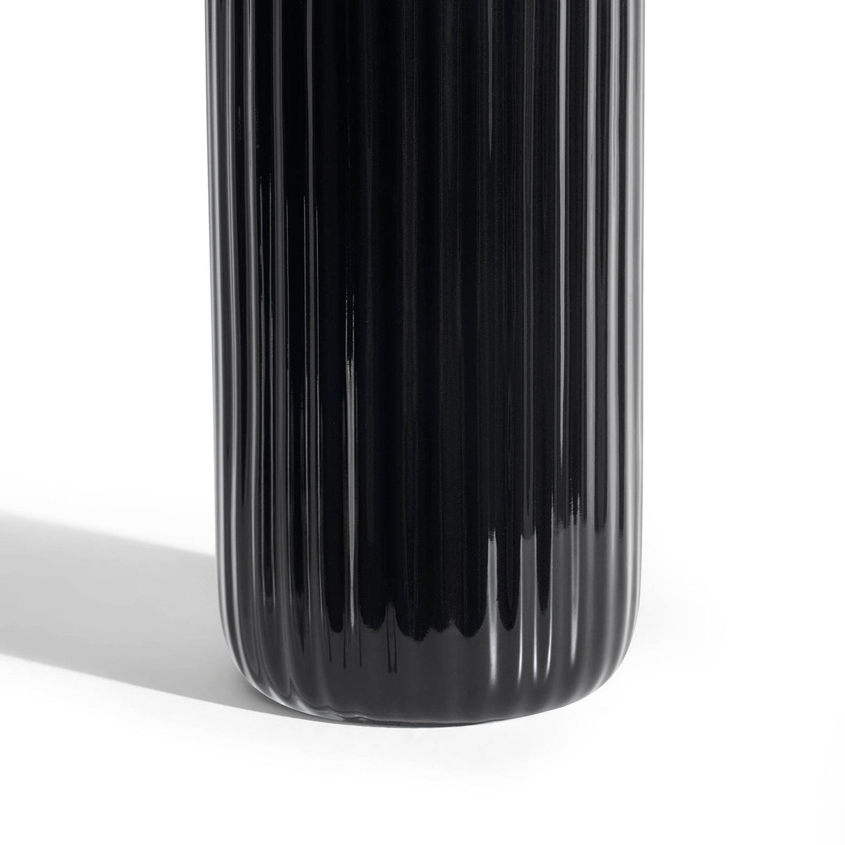 Dusklia - Blake Ribbed Glaze Tumbler - Black