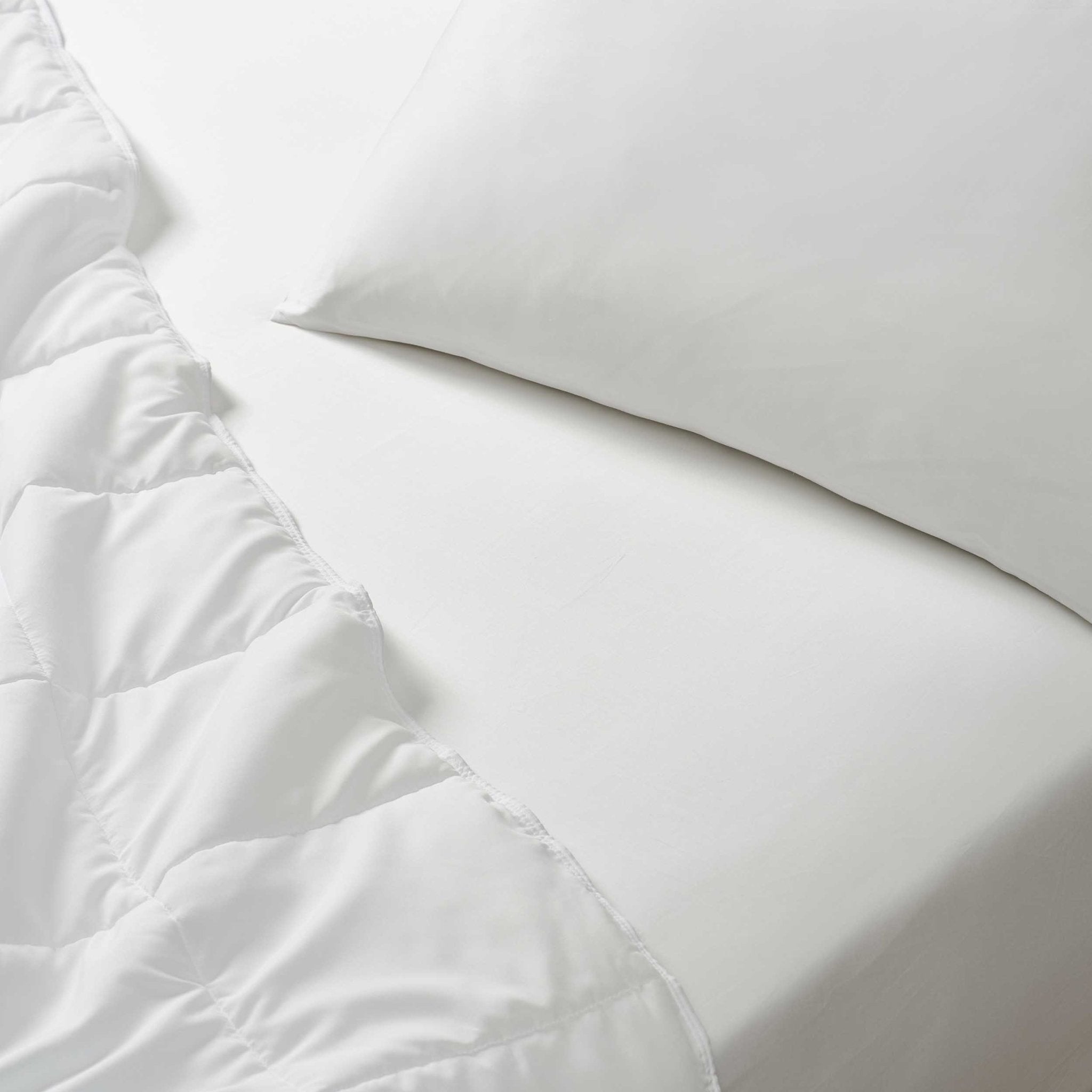 Dusklia - Bloomsbury 1000 Thread Count Fitted Sheet - White