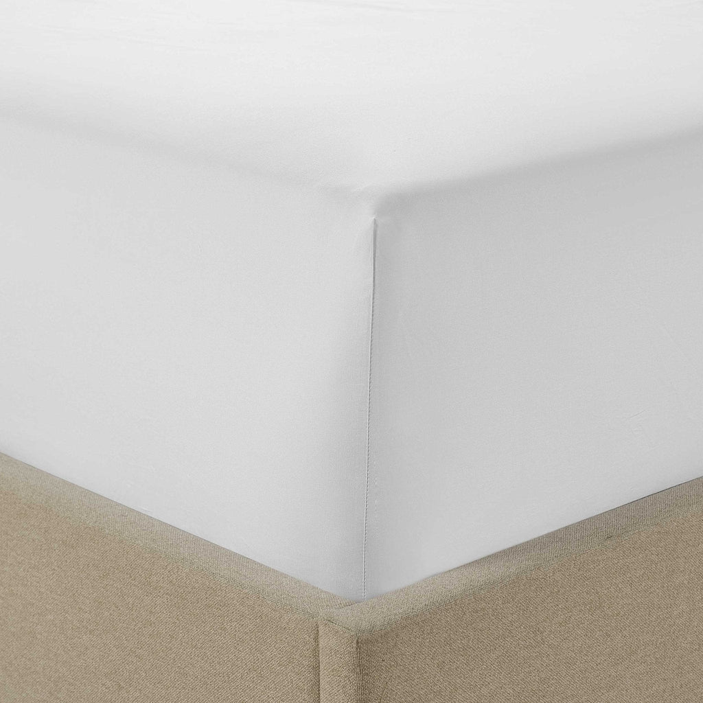 Dusklia - Bloomsbury 1000 Thread Count Fitted Sheet - White