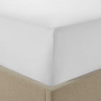 Dusklia - Bloomsbury 1000 Thread Count Fitted Sheet - White