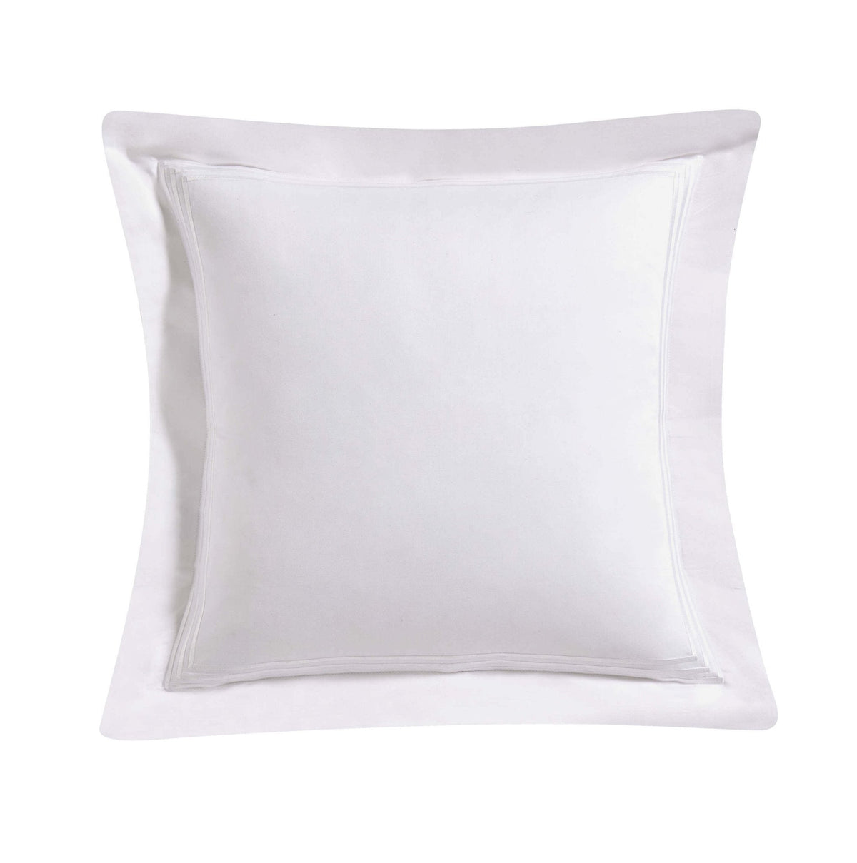 Dusklia - Bloomsbury 1000 Thread Count Pair of Oxford Square Pillowcases - White