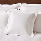 Dusklia - Bloomsbury 1000 Thread Count Pair of Oxford Square Pillowcases - White