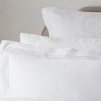 Dusklia - Pair of Bloomsbury 1000 Thread Count Classic Pillowcases - White