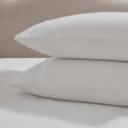 Dusklia - Pair of Bloomsbury 1000 Thread Count Classic Pillowcases - White