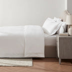 Dusklia - Pair of Bloomsbury 1000 Thread Count Classic Pillowcases - White