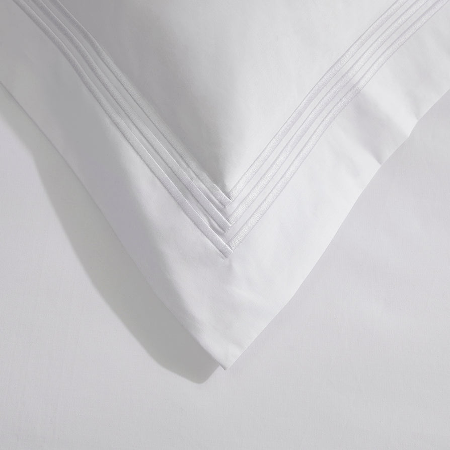 Dusklia - Bloomsbury 1000 Thread Count Duvet Cover - White