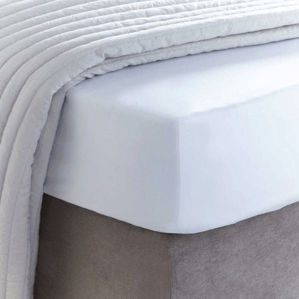 Dusklia - Bloomsbury 1000 Thread Count Fitted Sheet - White