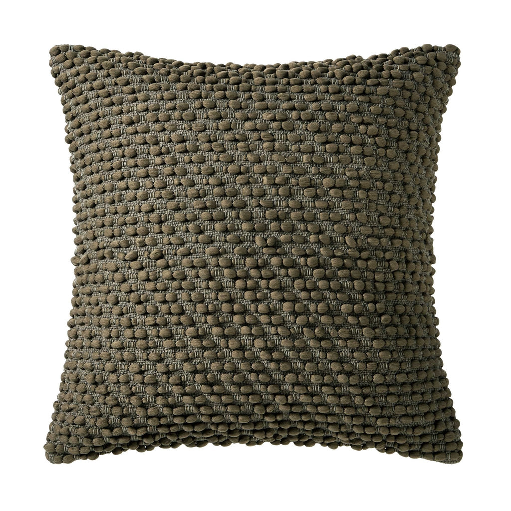 Dusklia - Bobble Loop Cushion Cover - Dark Green