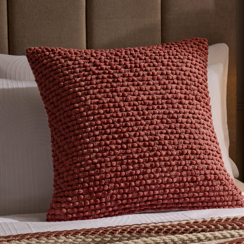 Dusklia - Bobble Loop Cushion Cover - Rust