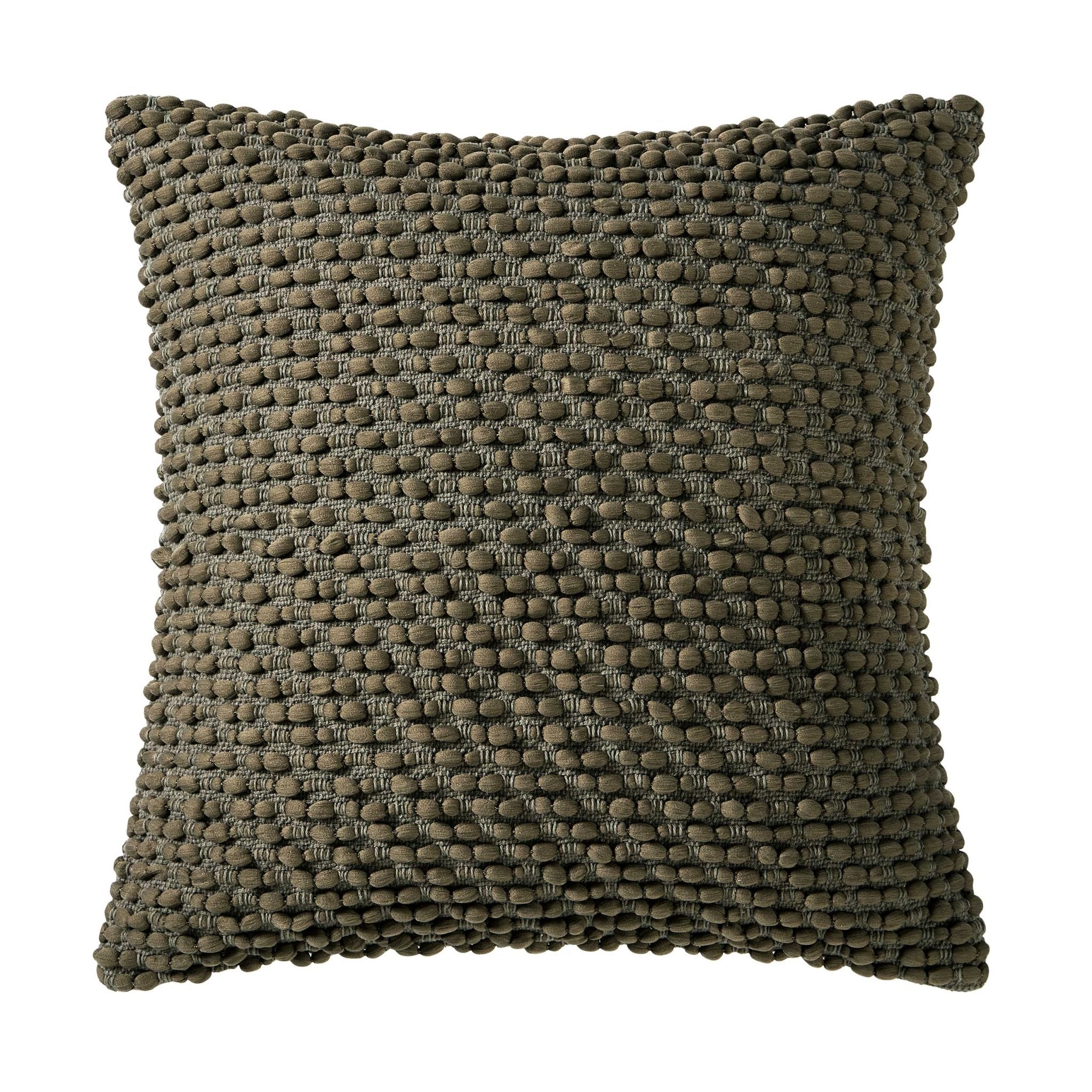 Dusklia - Bobble Loop Sofa Cushion Cover - Dark Green