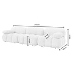 Dusklia - Bondi 3 Seater Sofa - Rich Green