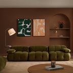 Dusklia - Bondi 3 Seater Sofa - Rich Green