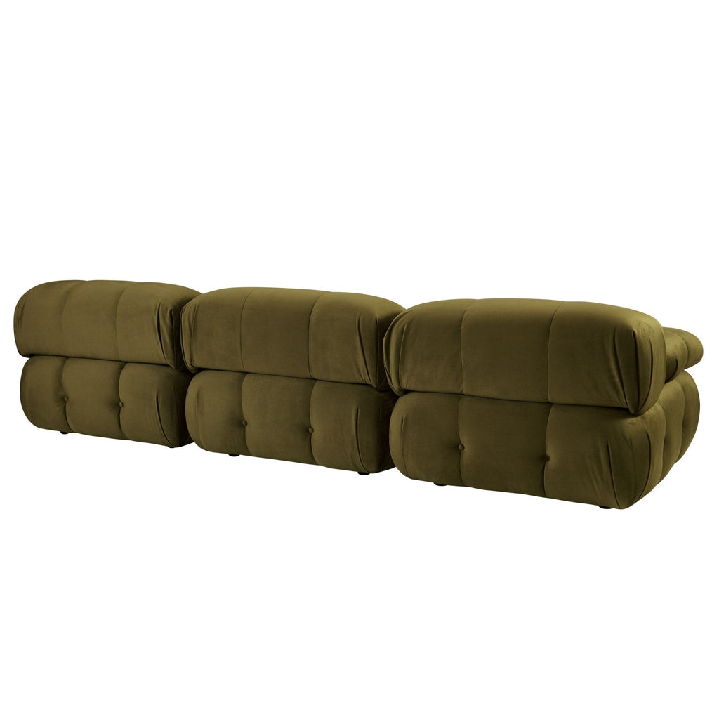 Dusklia - Bondi 3 Seater Sofa - Rich Green