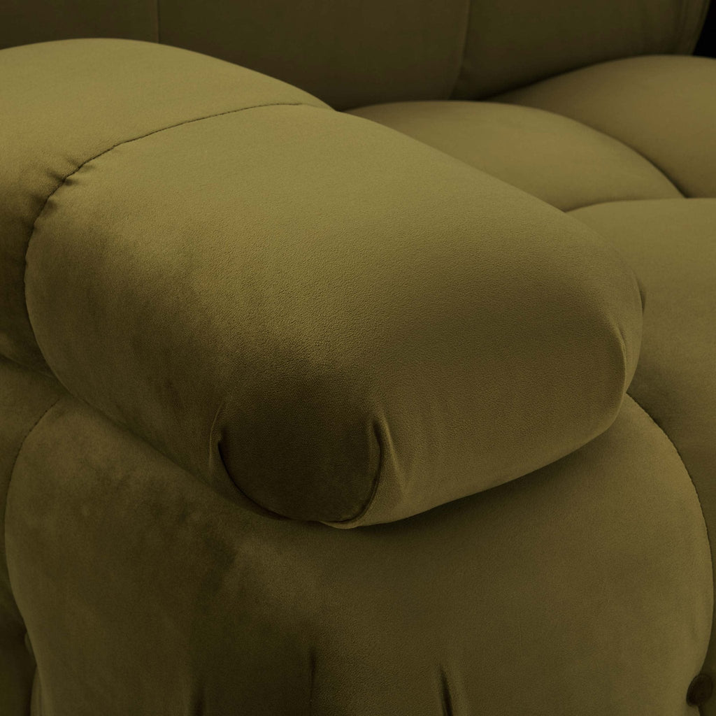 Dusklia - Bondi 3 Seater Sofa - Rich Green