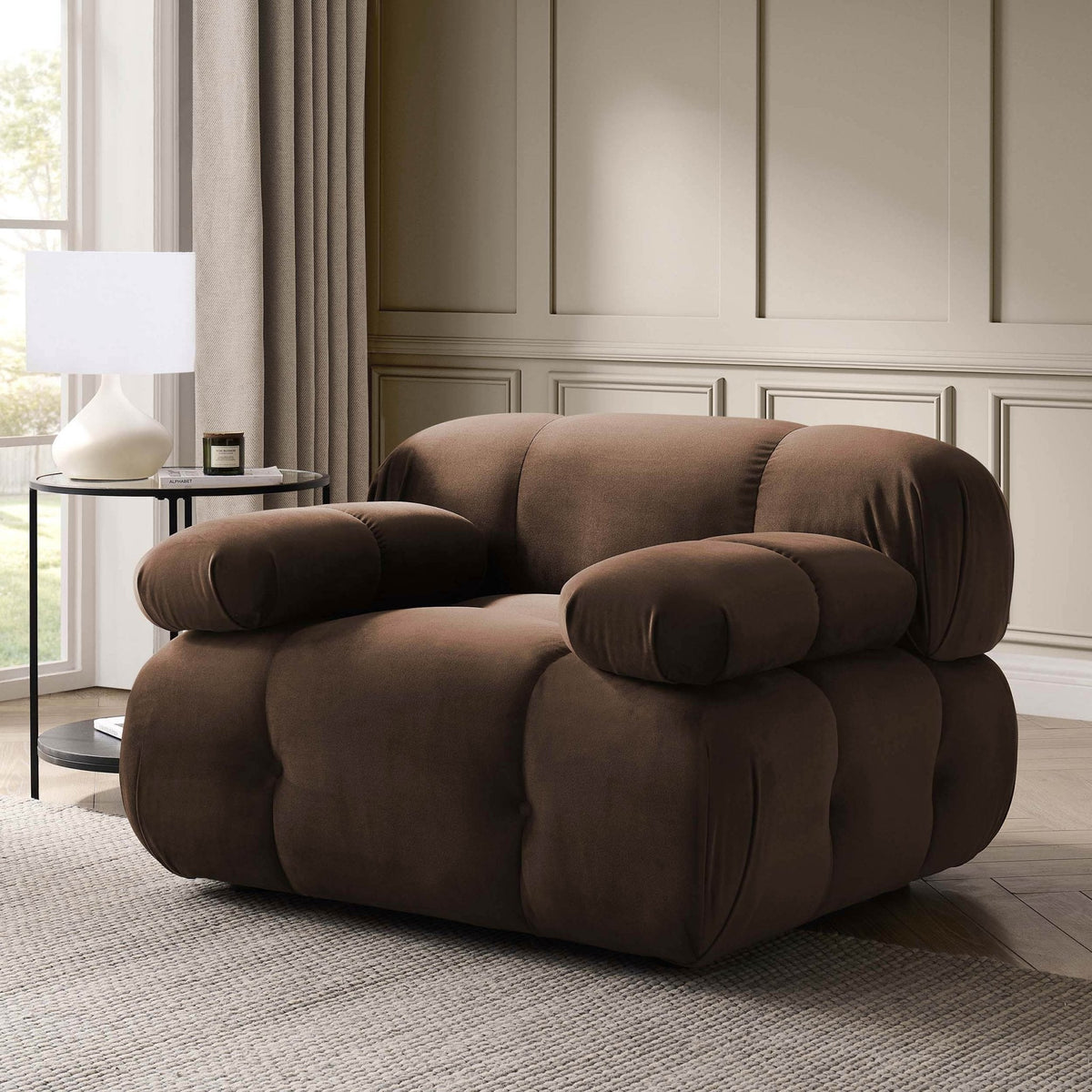 Dusklia - Bondi Armchair - Cappuccino