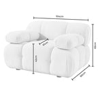 Dusklia - Bondi Armchair - Ivory