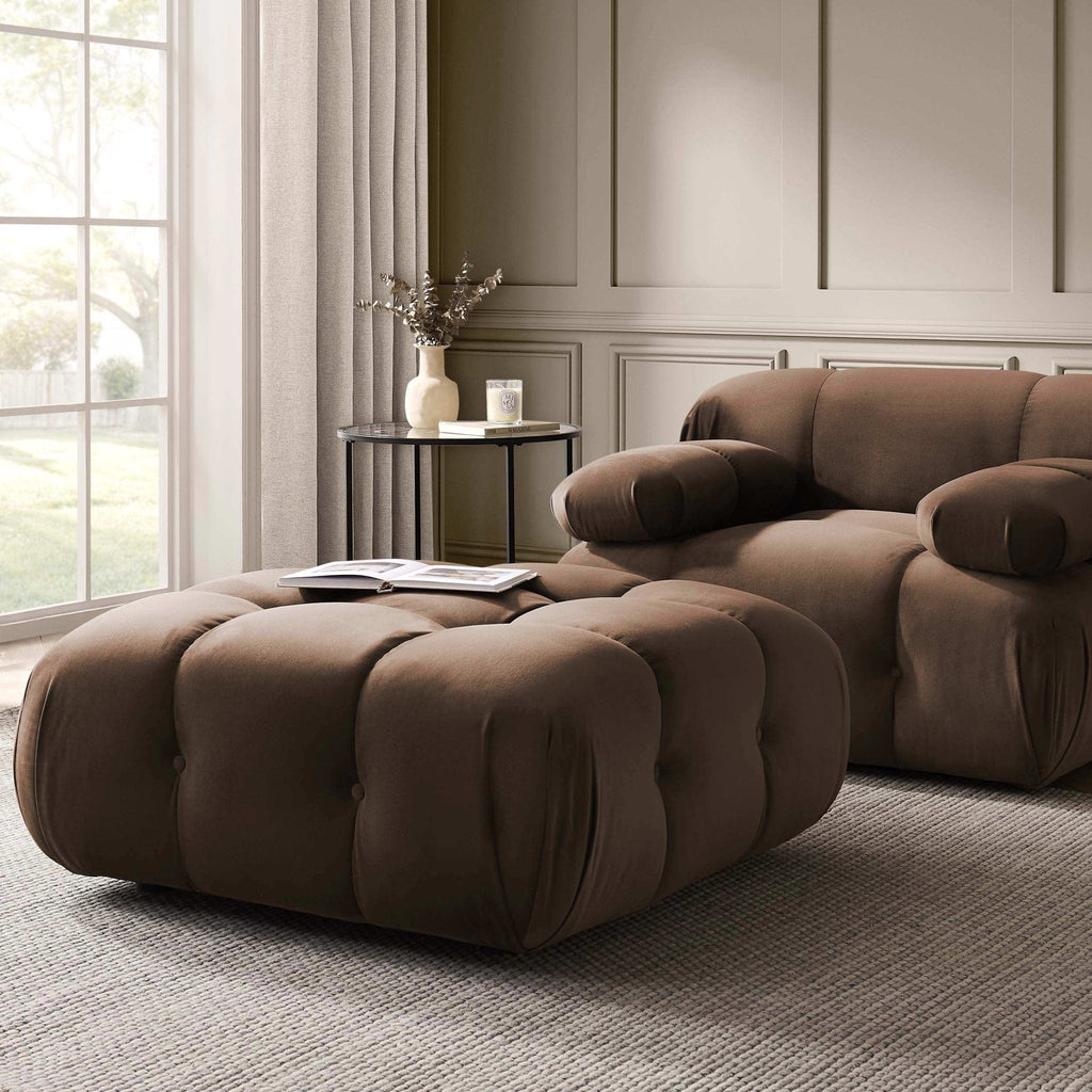 Dusklia - Bondi Pouffe - Cappuccino