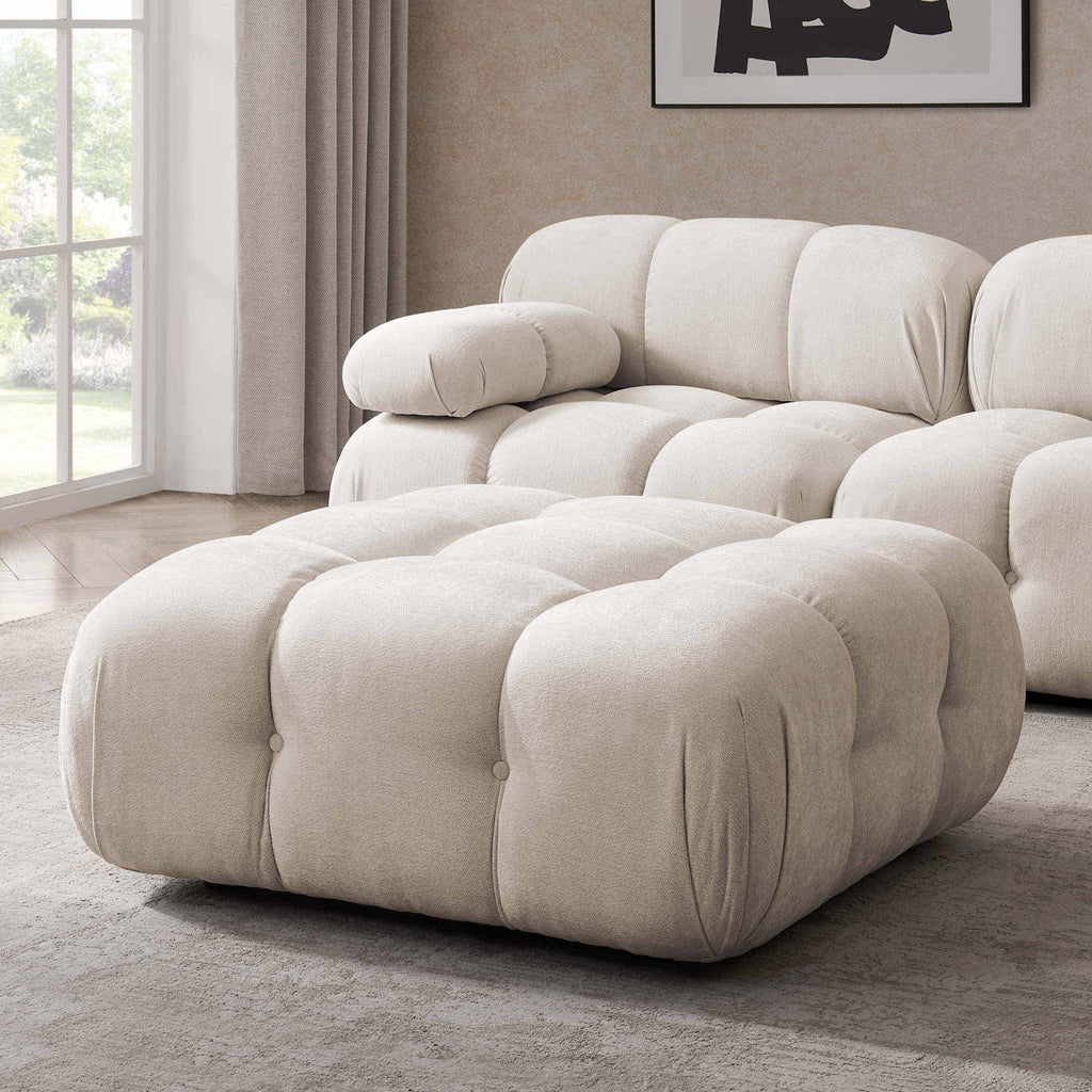 Dusklia - Bondi Pouffe - Ivory