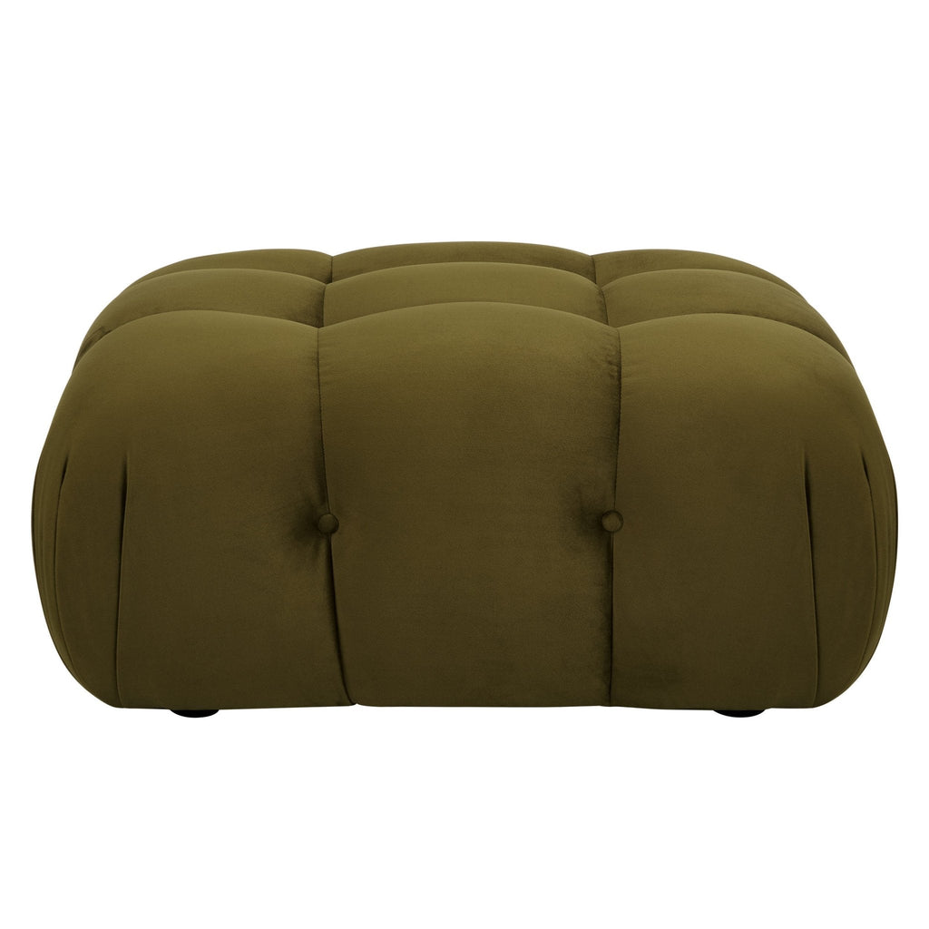 Dusklia - Bondi Pouffe - Rich Green