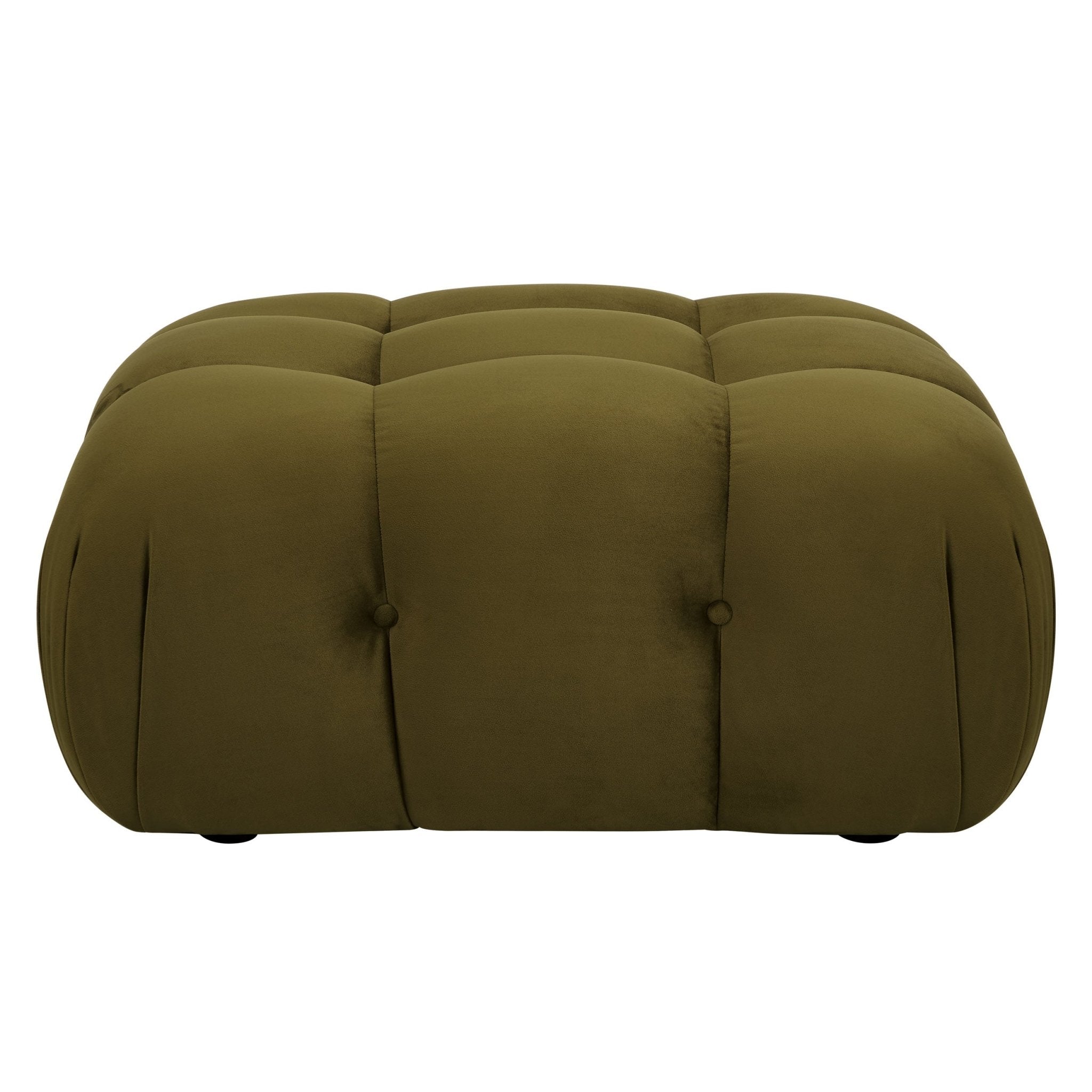 Dusklia - Bondi Pouffe - Rich Green