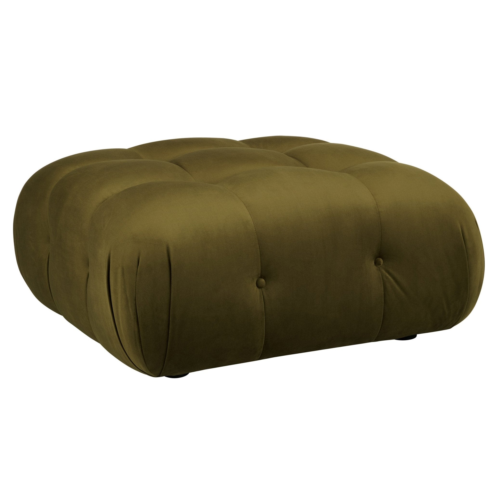 Dusklia - Bondi Pouffe - Rich Green