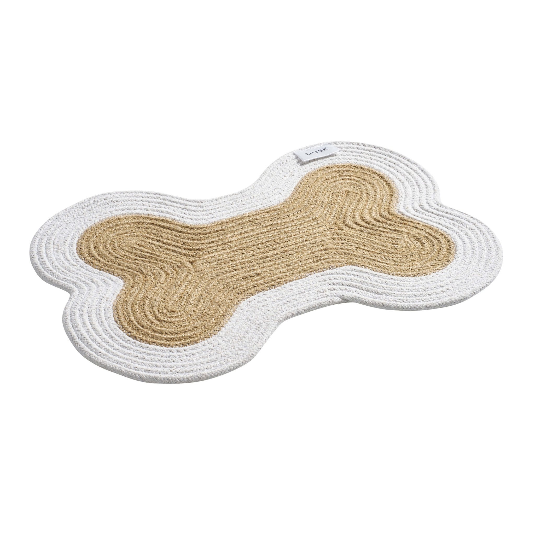 Dusklia - Bone Jute Food Mat - Natural