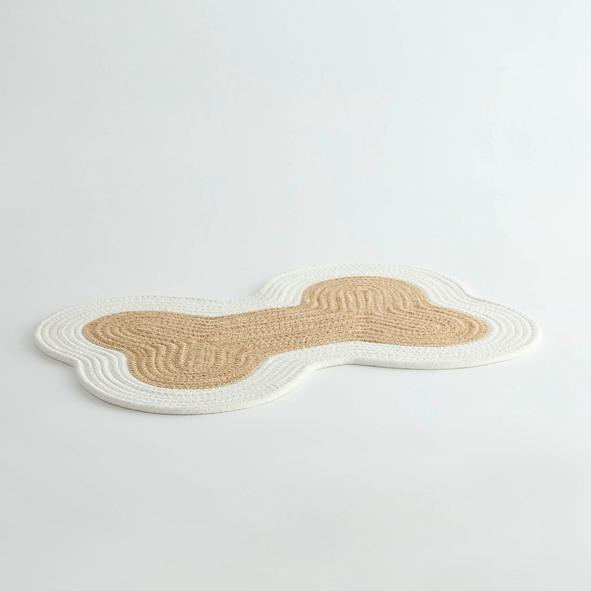 Dusklia - Bone Jute Food Mat - Natural