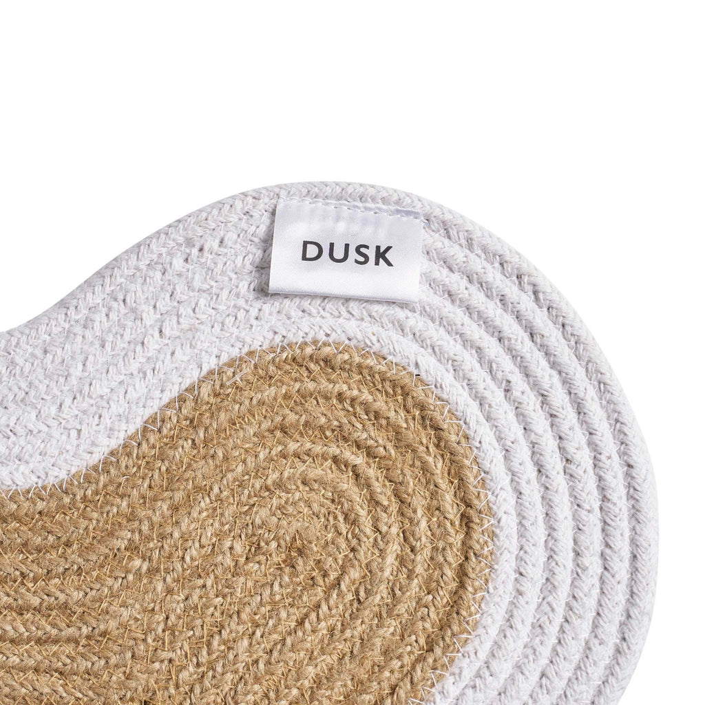 Dusklia - Bone Jute Food Mat - Natural
