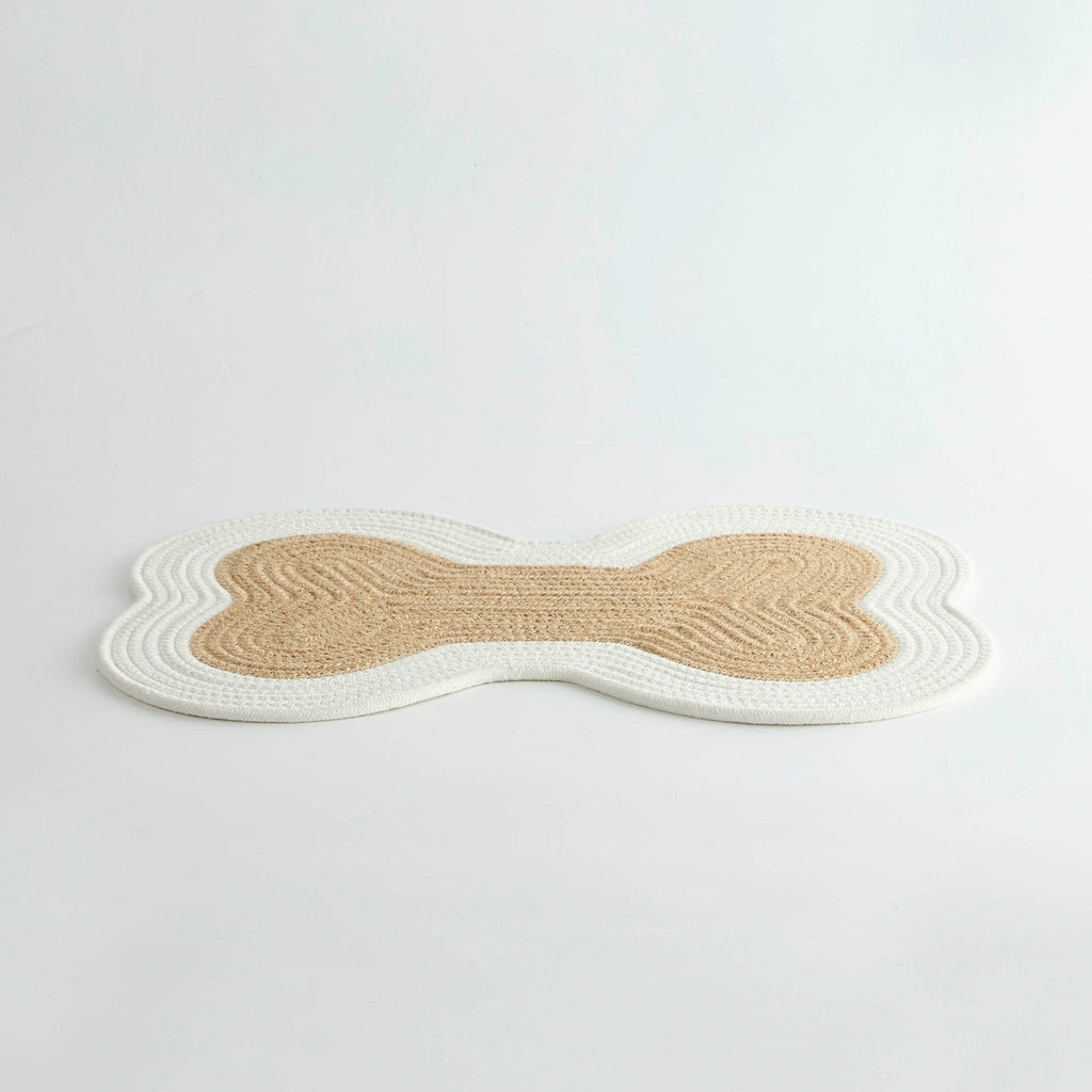 Dusklia - Bone Jute Food Mat - Natural