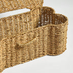 Dusklia - Bone Seagrass Storage Basket - Natural