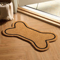 Dusklia - Bone Shaped Doormat - Natural