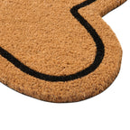 Dusklia - Bone Shaped Doormat - Natural