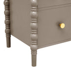 Dusklia - Bonnie Bobbin 2 Drawer Bedside Table - Taupe