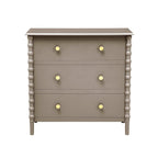 Dusklia - Bonnie Bobbin 3 Drawer Chest - Taupe