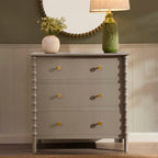 Dusklia - Bonnie Bobbin 3 Drawer Chest - Taupe