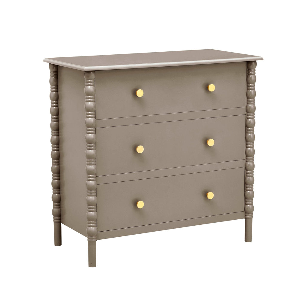 Dusklia - Bonnie Bobbin 3 Drawer Chest - Taupe