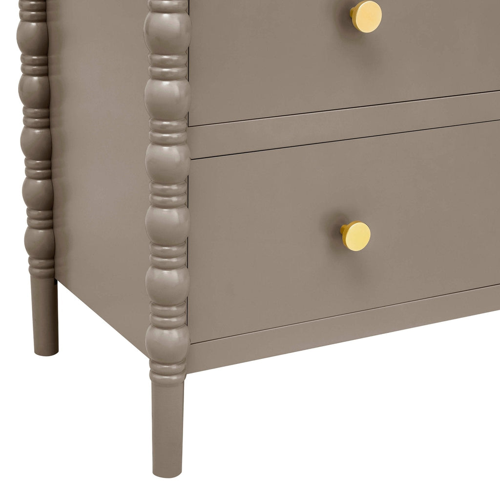 Dusklia - Bonnie Bobbin 3 Drawer Chest - Taupe