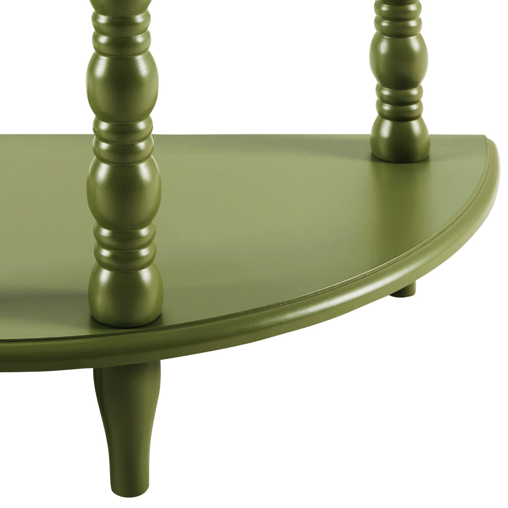 Dusklia - Bonnie Bobbin Console Table - Olive
