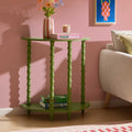 Dusklia - Bonnie Bobbin Console Table - Olive