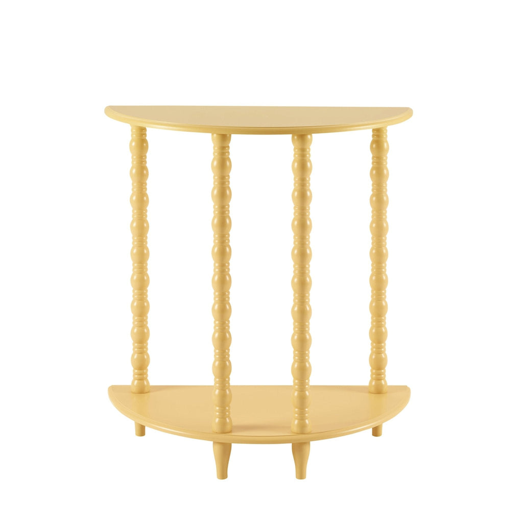 Dusklia - Bonnie Bobbin Console Table - Vibrant Yellow