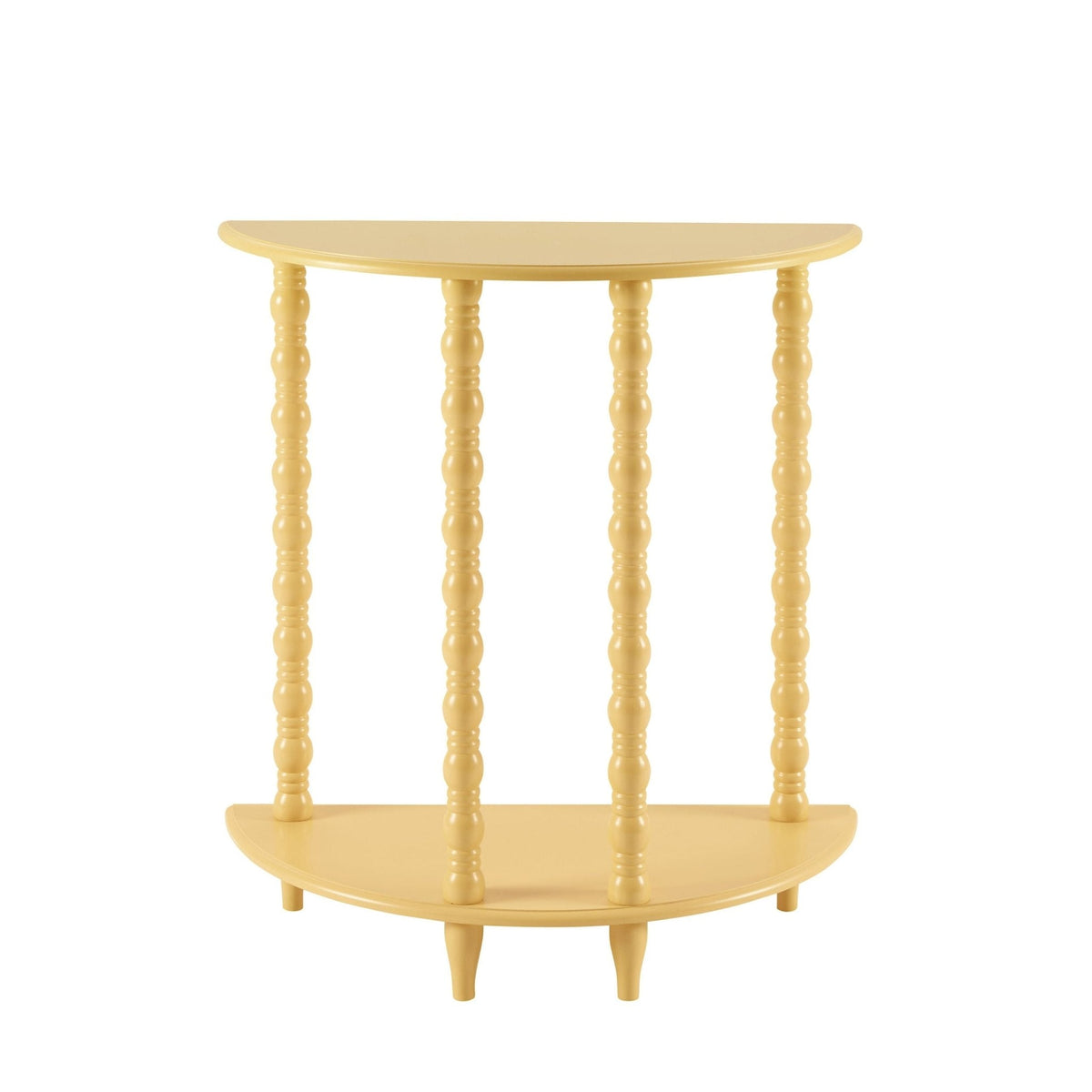 Dusklia - Bonnie Bobbin Console Table - Vibrant Yellow