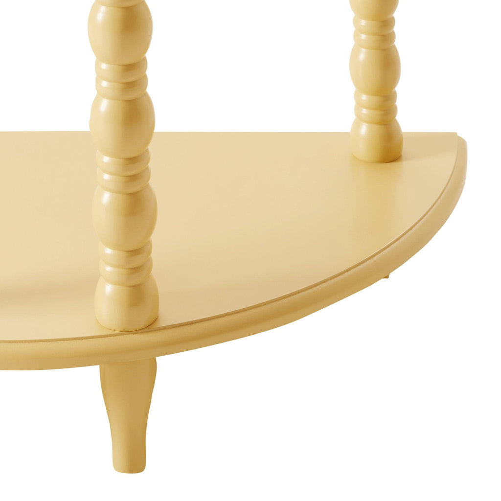 Dusklia - Bonnie Bobbin Console Table - Vibrant Yellow
