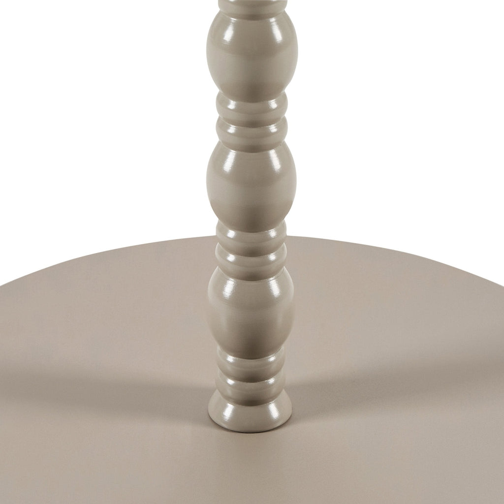 Dusklia - Bonnie Bobbin Side Table - Taupe